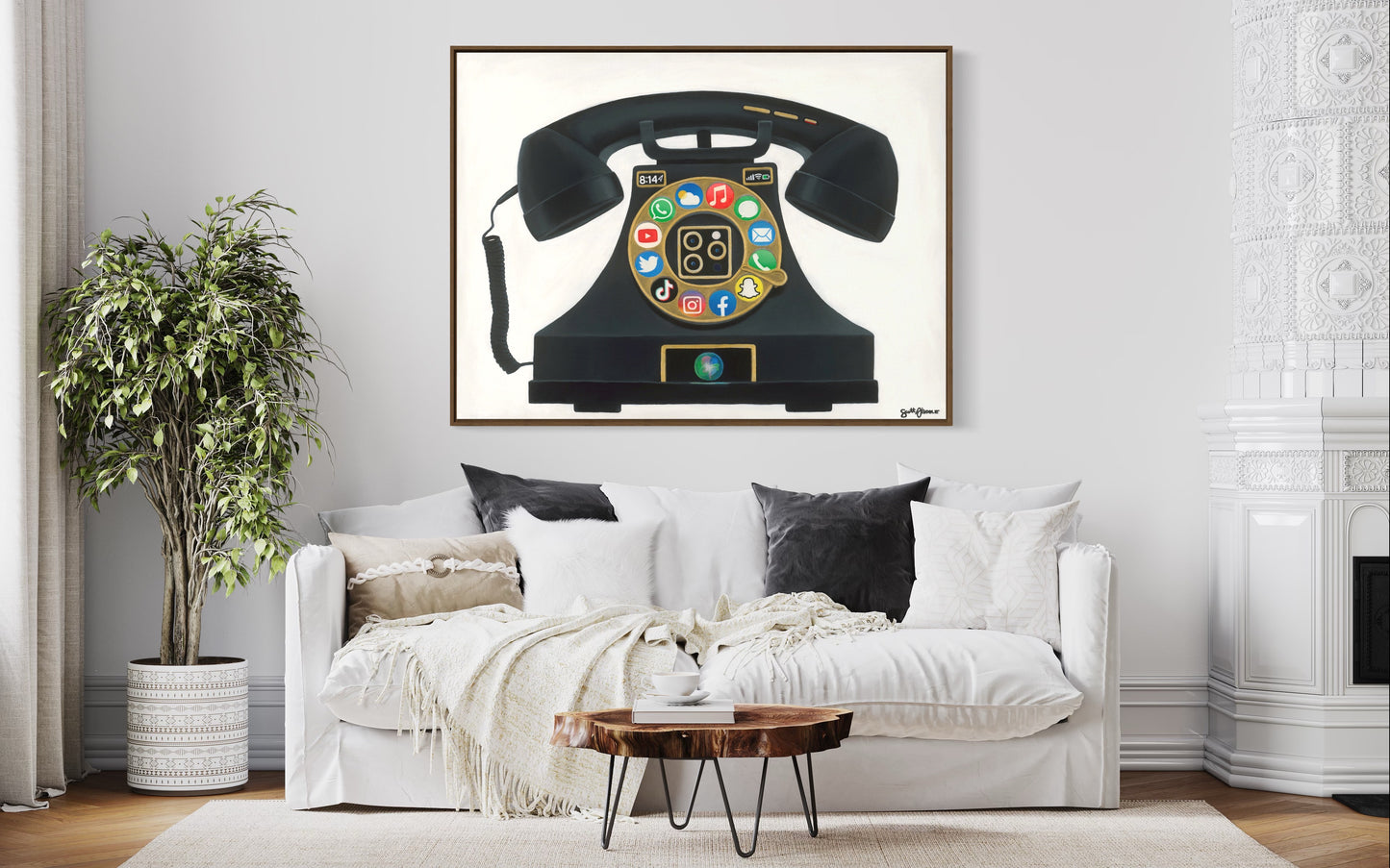 Smart Telephone Limited Edition Giclee Art Print
