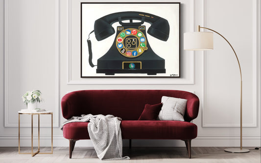 Smart Telephone Limited Edition Giclee Art Print