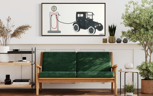 Model T3 Limited Edition Giclee Art Print